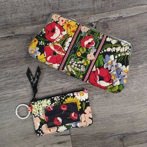 BUNDLE: Vera Bradley Clutch Wallet and Coin Purse
